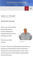 How brooksidepress.org looks like on a mobile device such as an iPhone.
