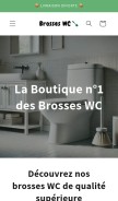 How brosseswc.com looks like on a mobile device such as an iPhone.