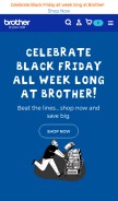 How brother.ca looks like on a mobile device such as an iPhone.