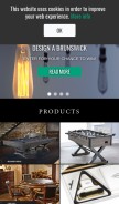 How brunswickbilliards.com looks like on a mobile device such as an iPhone.