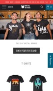 How brutalkittens.com looks like on a mobile device such as an iPhone.