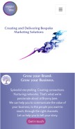 How bryonyjane.com looks like on a mobile device such as an iPhone.
