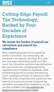 How bsi.com looks like on a mobile device such as an iPhone.