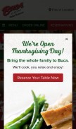 How bucadibeppo.com looks like on a mobile device such as an iPhone.
