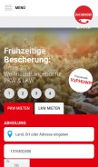 How buchbinder.de looks like on a mobile device such as an iPhone.