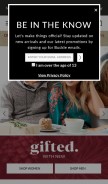 How buckle.com looks like on a mobile device such as an iPhone.