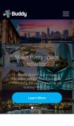 How buddy.com looks like on a mobile device such as an iPhone.