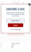 How budsgunshop.com looks like on a mobile device such as an iPhone.