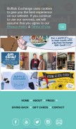 How buffaloexchange.com looks like on a mobile device such as an iPhone.