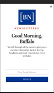 How buffalonews.com looks like on a mobile device such as an iPhone.