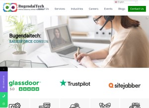 How bugendaitech.com looks like on a tablet such as an iPad.
