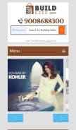 How buildezee.com looks like on a mobile device such as an iPhone.