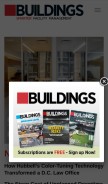 How buildings.com looks like on a mobile device such as an iPhone.