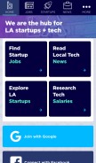 How builtinla.com looks like on a mobile device such as an iPhone.