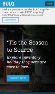 How bulq.com looks like on a mobile device such as an iPhone.