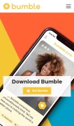 How bumbcdn.com looks like on a mobile device such as an iPhone.