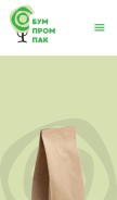 How bumprompak.by looks like on a mobile device such as an iPhone.