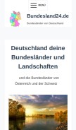 How bundesland24.de looks like on a mobile device such as an iPhone.
