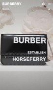 How burberry.com looks like on a mobile device such as an iPhone.