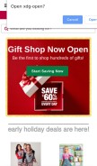 How burlington.com looks like on a mobile device such as an iPhone.