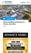 How burlingtonfreepress.com looks like on a mobile device such as an iPhone.
