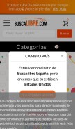 How buscalibre.es looks like on a mobile device such as an iPhone.
