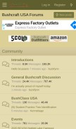 How bushcraftusa.com looks like on a mobile device such as an iPhone.