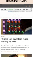 How businessdailyafrica.com looks like on a mobile device such as an iPhone.