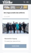How businesstraveller.com looks like on a mobile device such as an iPhone.
