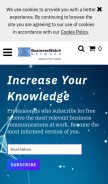 How businesswatchnetwork.com looks like on a mobile device such as an iPhone.