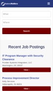 How businessworkforce.com looks like on a mobile device such as an iPhone.
