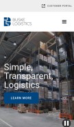 How buske.com looks like on a mobile device such as an iPhone.