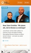 How butenunbinnen.de looks like on a mobile device such as an iPhone.