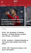 How butfootballclub.fr looks like on a mobile device such as an iPhone.