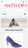 How butyantylopa.pl looks like on a mobile device such as an iPhone.