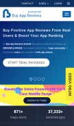 How buyappreviewsandroid.com looks like on a mobile device such as an iPhone.