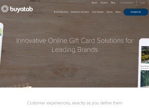 How buyatab.com looks like on a tablet such as an iPad.