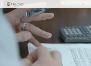 How buyguernsey.com looks like on a tablet such as an iPad.