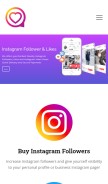 How buyinstalike.co.uk looks like on a mobile device such as an iPhone.
