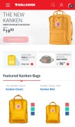 How buykankenbackpack.co.uk looks like on a mobile device such as an iPhone.