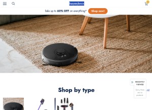 How buymyloves.com looks like on a tablet such as an iPad.