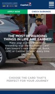 How buypowercard.com looks like on a mobile device such as an iPhone.