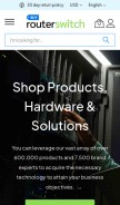 How buyrouterswitch.com looks like on a mobile device such as an iPhone.