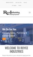 How buyroyce.com looks like on a mobile device such as an iPhone.