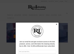 How buyroyce.com looks like on a tablet such as an iPad.