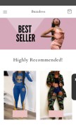 How buzzdress.com looks like on a mobile device such as an iPhone.