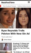 How buzzfeednews.com looks like on a mobile device such as an iPhone.