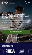 How bwd.us looks like on a mobile device such as an iPhone.