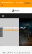 How bwsme.com looks like on a mobile device such as an iPhone.