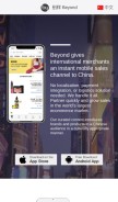 How bybieyang.com looks like on a mobile device such as an iPhone.